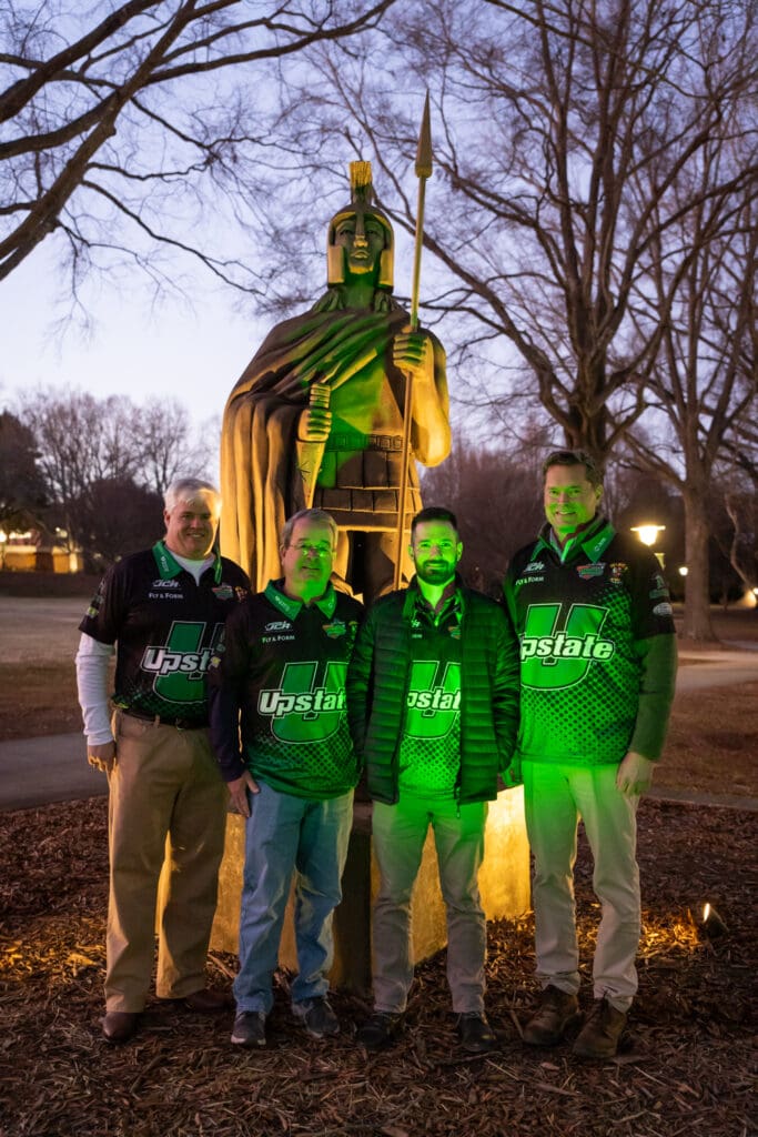 Spartan Waste joined Jeremy Clements and USC Upstate Athletics for a night of community, NASCAR excitement, and basketball.